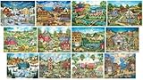 Bonnie White Collection 12-Pack 3600 Piece Puzzle