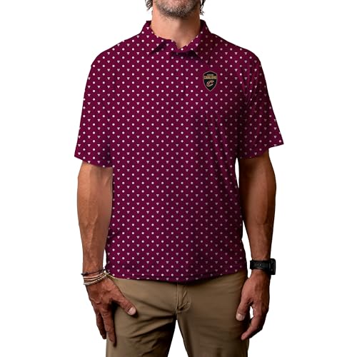 Cleveland Cavaliers NBA Officially Licensed Short Sleeve Performance Polo All O…