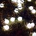 VMANOO Globe Battery Operated Timer String Lights 100 LED Ball Fairy Christmas Lighting Decor for Outdoor, Indoor, Garden, Patio, Bedroom Wedding Decorations (White)