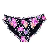 Malinsa Women's Ruffle Wavy Victoria Bikini Bottom