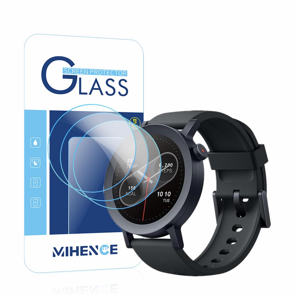 MIHENCE Compatible for CMF by Nothing Watch Pro 2 Screen Protector, 9H Anti-Scratch Tempered Glass Screen Protector (3PCS)