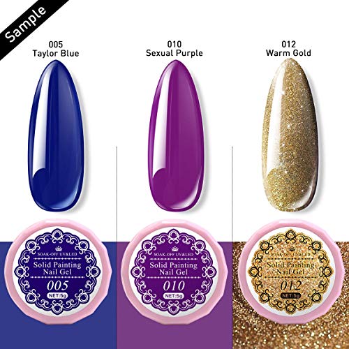 Modelones 3 Colors Solid Cream Gel Polish Set E Modelones 3 Colors Solid Cream Gel Polish Set E