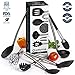 Silicone Cooking Utensils Set - Kitchen Utensil Set - Kitchen Utensils Set - 7 Silicone Utensils Set - Stainless Steel Utensils - Cooking Utensil Set Spatula Set - Kitchen Tools (Regular-new)
