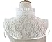 Joyci Student's Pleated Ruffled Lace Half Shirt False Collar Cuff Choker Tie (White)