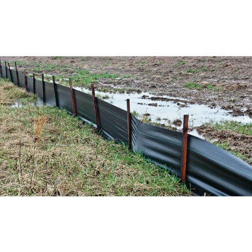 Hanes Geo Components 76560 Commercial Grade Sediment Runoff Silt Fence, 3-Feet x 100-Feet