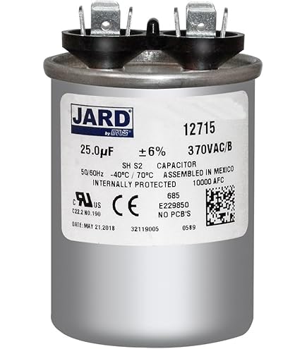 CH2218 ☘️ena. 97F9606-25 uf MFD 370 or 440 Volt VAC - Genteq Round Run