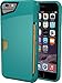 Smartish iPhone 6/6s Wallet Case - Wallet Slayer Vol. 1 [Slim + Protective] Credit Card Holder for Apple iPhone 6s/6 (Silk) - Pacific Green