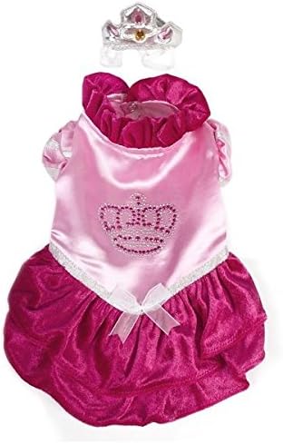 Dog Costume - VELVET PRINCESS RED COSTUMES - Dogs as Princesses(Size 2)