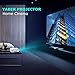 Projector, YABER Portable Projector with 5000LUX 60,000 HRS LED Lamp Life, 1080P and 200” Supported, Full HD Mini Movie Projector Compatible with Smartphone/Fire Stick/TV/PS4 Ideal for Home Theaterthumb 4