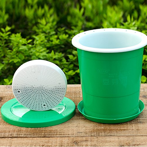 Petforu Bean Sprouts Maker Maifan Stone Sprouting Machine Vegetables Planter Pot (Small)