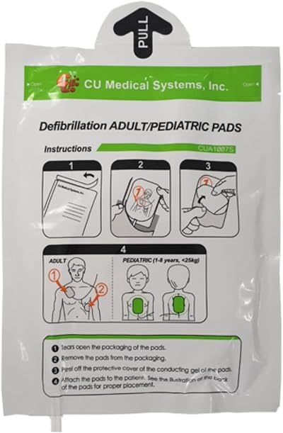 CU Medical iPAD SP1 Adult Electrode Pads for SP1 SP2 AEDs