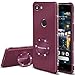 Google Pixel 2 XL Case, Glitter Girls Phone Cases with Kickstand Ring Stand Girly Slim Luxury Rhinestone Diamond Sparkle Bling Google Pixel 2 XL Case for Women - Purple