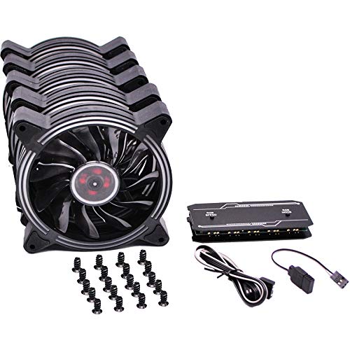 Ezdiy Fab 120mm Dual Frame Rgb Pwm Fans For Pc Case Argb Case Fan