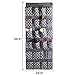 Over the Door Shoe Organizer with 24 Extra Large Pockets - Hanging Shoe Rack Storage Holder for men shoes zapateras and 4 Sturdy Hooks for Women High Heels, Kids Slippers, Cruise, 68.5