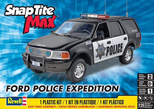 Revell SnapTite Ford Expedition Police SSV Plastic Model Kit