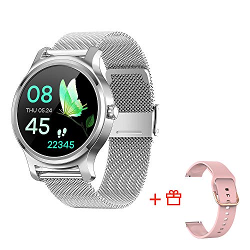 SMA-R2 Smartwatch for Men Activity Tracker Watches with Blood Pressure Monitor Sport Smartwatch Heart Rate Monitoring Watch for Android Phones for iOS Phones(Silver)