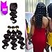 3 Bundles Brazilian Body Wave Hair with Closure, Brazilian Body Wave Bundles With Closure, Body Wave Hair Extensions with Closure, Soft Untangled Silky Thick(18&20&22 +16)