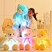 Glowing Night Light LED Large Teddy Bear Plush Toy for Kids,Animal Stuffed Pillow for Sleeping Back Cushion,Perfect Birthday Gift for Baby/Children,20 Inches