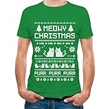 TeeStars - Meowy Christmas Ugly Sweater - Cute Xmas Party T-Shirt