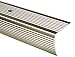 M-D Building Products 43880 1-1/8 in. X 1-1/8 in. X 72 in. Pewter Aluminum Stair Edging w/Screw Nails