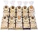 Amish Country Popcorn- 10 (1 Lb Bag) Variety Gift Set Bundle with Recipe Guide (Red, Blue, Medium White, Midnight Blue, Purple, Ladyfinger, Baby White, Rainbow, Extra Large Caramel Type, and Mushroom)