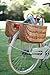 Vintiquewise(TM) Wicker Shopping Basket, Bike Basket, Honey