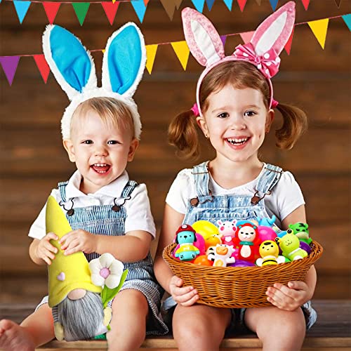 16pcs Easter Eggs Prefilled with Animal Finger Puppets for Easter Party