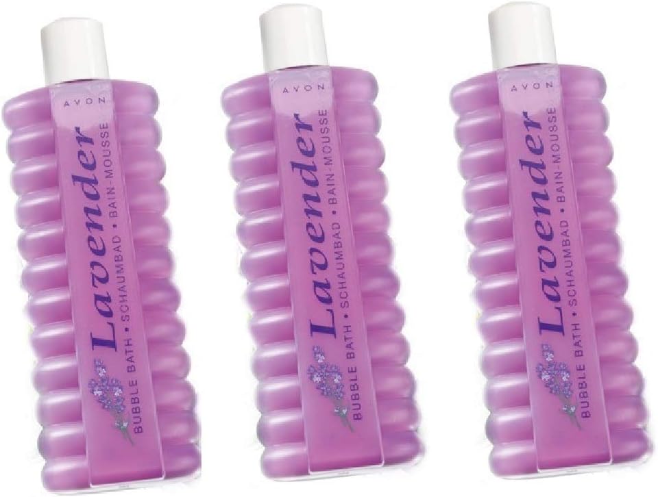 3 x Avon Bubble Bath 500ml Lavender, 500 ml (Pack of 3)