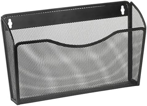 Amazon Com Brenton Studio Mesh Wall Letter File Black Hanging Wall Files Office Products