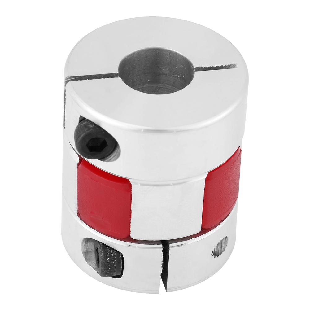 Plum Coupling Shaft, 1pc Aluminum Alloy Plum Shaft Coupling Coupler Connect D25 L30 for Pumps, Fans, Compressors, Hydraulic Machinery, Petroleum Machinery, Printing Machinery (10mm-12mm)