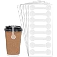 Top label Transparent Tamper Evident Labels,Clear Tamper Resistant Stickers,2.75x0.5 Inch Adhesive Stickers for Food