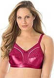 Comfort Choice Women's Plus Size Lace Trim Wireless Bra