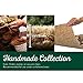 Entryways White Polka Dots Handmade, Hand-Stenciled, All-Natural Coconut Fiber Coir Doormat 18
