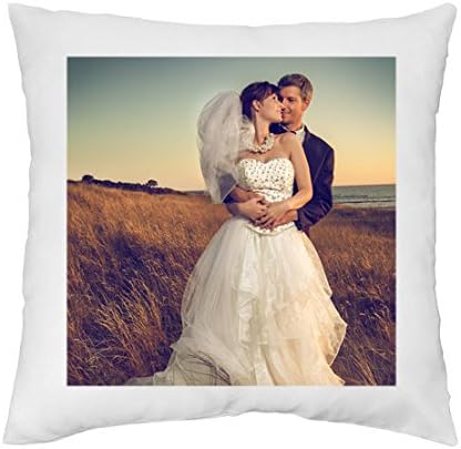 Personalised Pillow * Square & Heart Style * Custom Photo Picture Cushion * Gift Birthday Wedding Cuddle Pillow, Pillow:Square (Premium), Pillow Filling:Square Filling (Premium)
