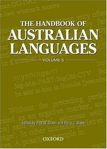 Handbook of Australian languages
