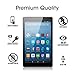 amFilm Glass Screen Protector for All-New Fire HD 8 (2017) Tempered Glass, Scratch Resistant, 0.33mm, with Rounded Edges.