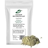 SMART SOLUTIONS Calcium Bentonite Clay Food Grade, 2 lb Pure Indian Healing Clay | Natures Detoxifier All Natural for Interna