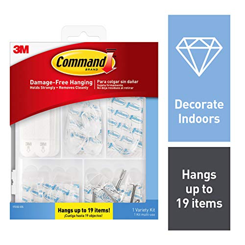 Command Clear Variety Kit, Decorate Damage-Free (17232-ES)
