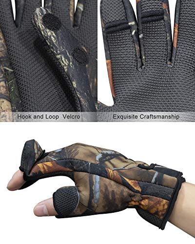 YancLife Angelhandschuhe, Anti-Rutsch-Winter-Fahrradhandschuhe, winddicht, wasserdicht, atmungsaktiv und warm… – Bild 3