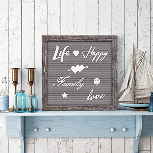 Double Sided Felt Letter Board with Wood Frame - Image 8