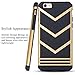 Ailun Phone Case Compatible iPhone 6 iPhone 6s Slip Proof Rugged Bumper Non Gap Fit Shock Absorption Anti Scratches Fingerprints Oil Stains Protective Stylish Ultra Slim Back Cover Gold Black