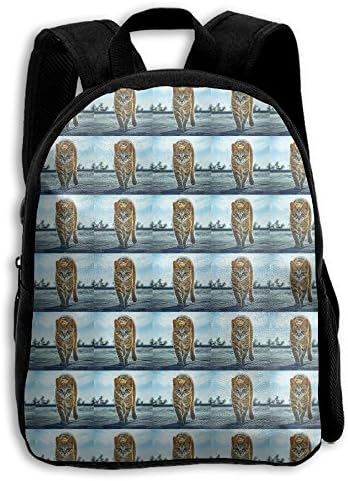Boys Cats Like A Tiger Popular Printing Toddler Pre School Backpack Bags Lightweight