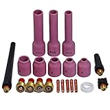 TIG Gas Lens Collet Body Assorted Size Fit TIG Welding Torch SR WP9 20 25 21pcs