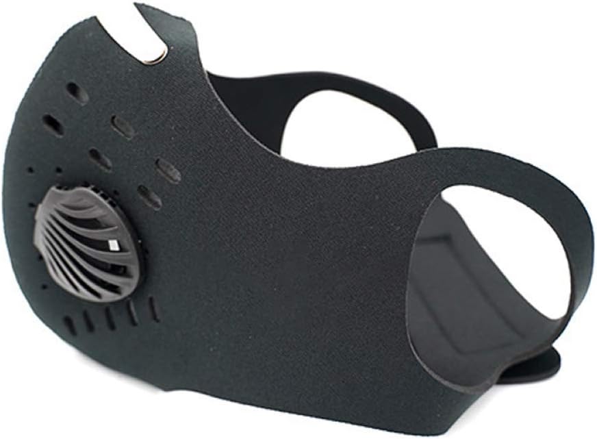 duotanyi Outdoor Anti Air Pollution Covers, Soft Warm PM2.5 Activated Carbon Anti Fog Dust Haze Windproof Mouth Face Covers Black