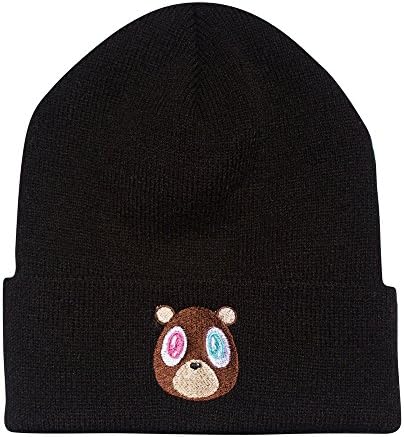 Kanye West Graduation Bear Beanie - Black