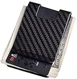 Carbon Fiber Money Clip-Credit card holder CL CARBONLIFE RFID Glossy clips for m