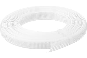 uxcell Boning for Sewing, 1Pcs 5 Yards 8mm - Polyester Sew-Through Low-Density Corset Boning for Wedding Dress, Bridal Gown (