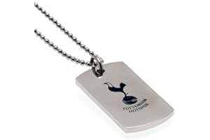 Tottenham Hotspur F.C. Colour Crest Dog Tag, Silver,One Size,p15dtcto