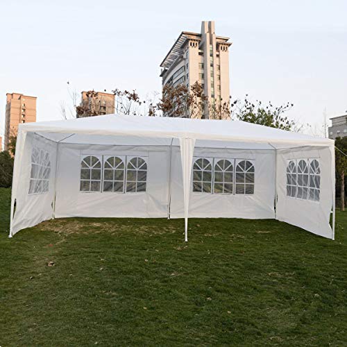 oldzon Outdoor 10'x20'Canopy Party Wedding Tent Gazebo Pavilion Cater Events 4 Sidewall with Ebook - Thumbnail 7