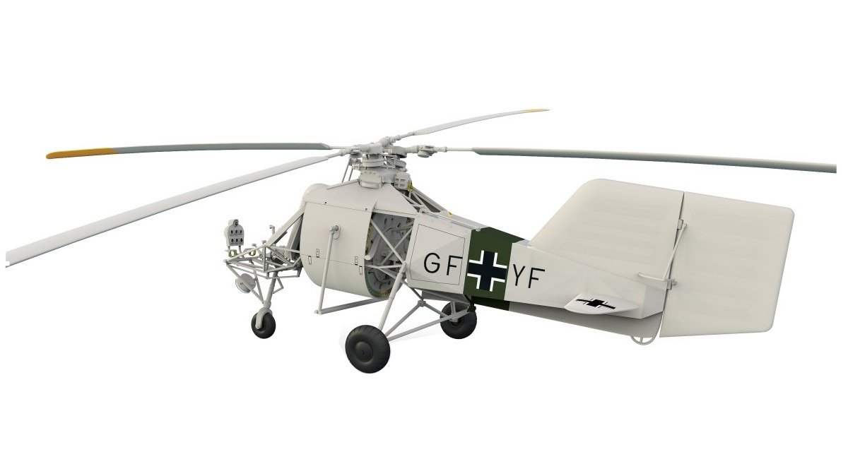 Miniart 1:35 - Fl 282 V-6 Kolibri Helicopter